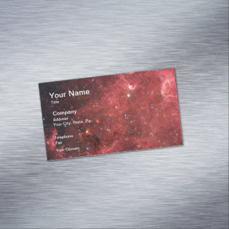 North America Nebula Infrared Magnetic Business Card