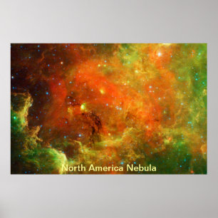 North America Nebula Poster