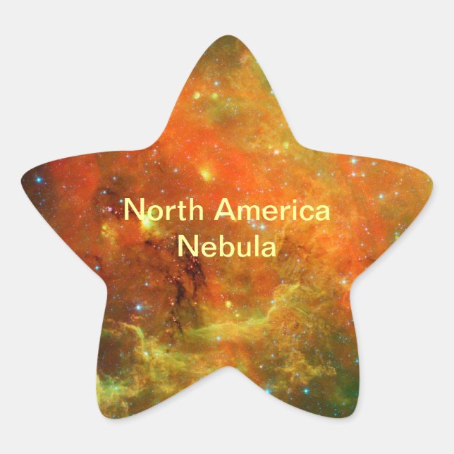 North America Nebula Star Sticker (Front)