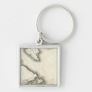 North America Northeast Keychain