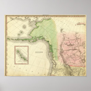 North America Northwest Poster