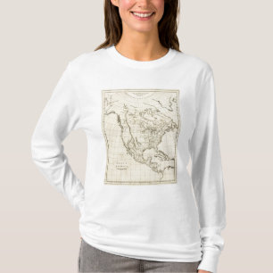 North America outline map T-Shirt