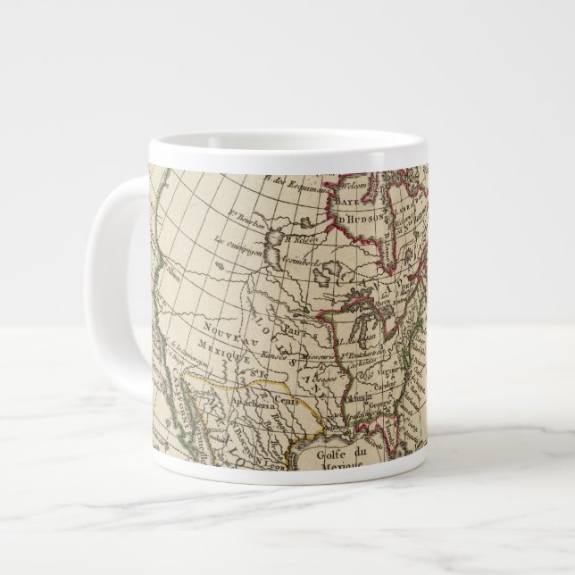 North America School Large Coffee Mug (Front Left)