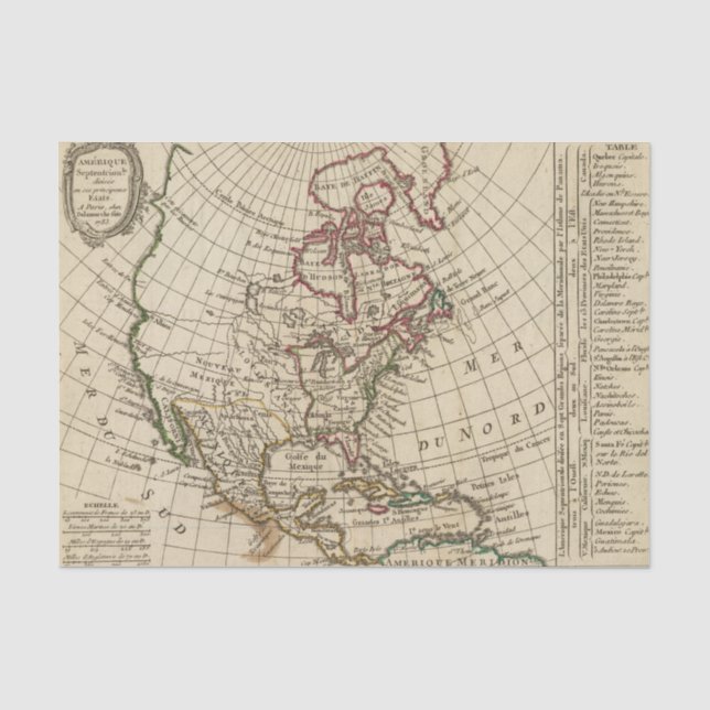 North America School Tissue Paper (Front)