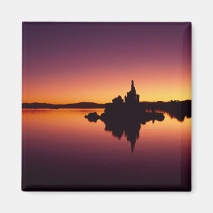 North America, U.S.A., California, Mono Lake, Magnet