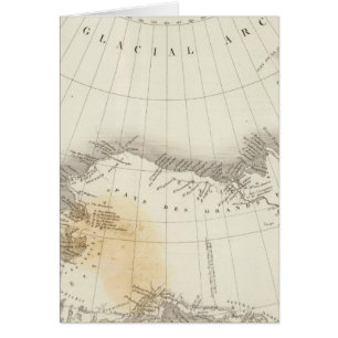 North America uncolored map