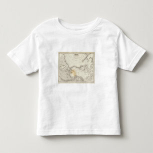 North America uncolored map Toddler T-shirt