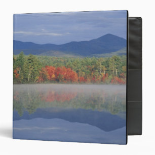 North America, US, NH, Fall reflections in Binder