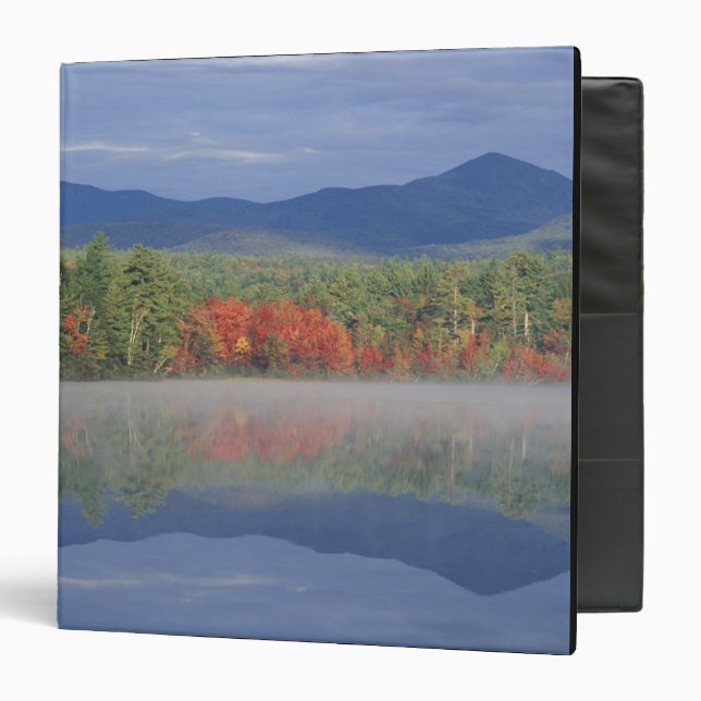 North America, US, NH, Fall reflections in Binder (Front/Inside)