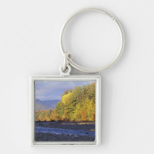 North America, US, NH, Saco River. Cobble Keychain