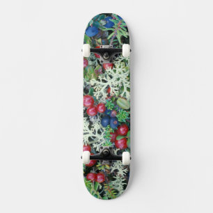 North America, USA, Alaska, Landscape, berries Skateboard