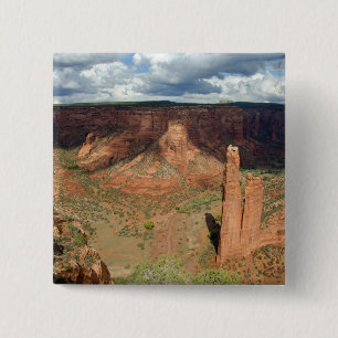 North America, USA, Arizona, Navajo Indian 6 2 Inch Square Button