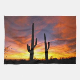 North America, USA, Arizona, Sonoran Desert. Kitchen Towel