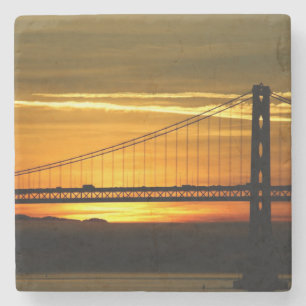 North America, USA, California, San Francisco. 3 Stone Coaster