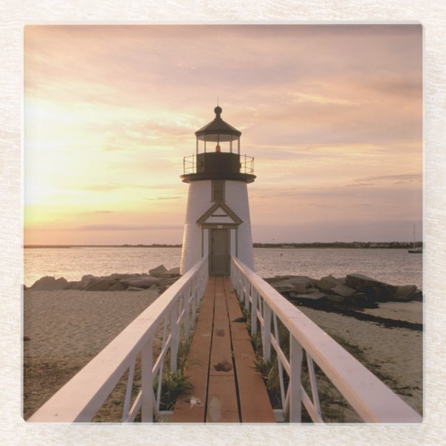 North America, USA, Massachusetts, Nantucket 4 Glass Coaster