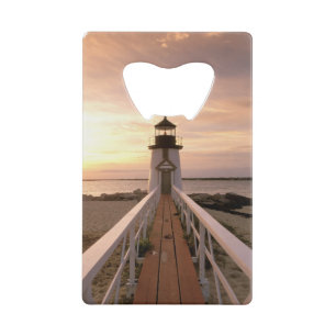 North America, USA, Massachusetts, Nantucket 4 Wallet Bottle Opener