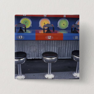 North America, USA, Missouri, St. Louis, Six 2 Inch Square Button