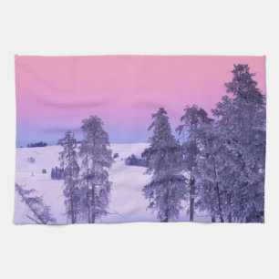 North America, USA, Montana, Yellowstone Kitchen Towel