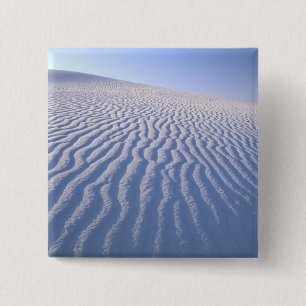 North America, USA, New Mexico, White Sand Dunes 2 Inch Square Button