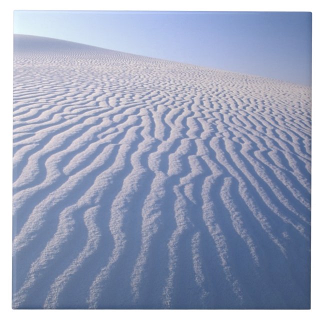 North America, USA, New Mexico, White Sand Dunes Tile (Front)