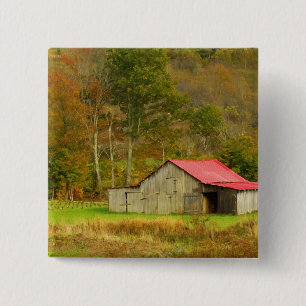North America, USA, North Carolina, rural 2 Inch Square Button