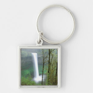 North America, USA, Oregon, Silver Falls State Keychain