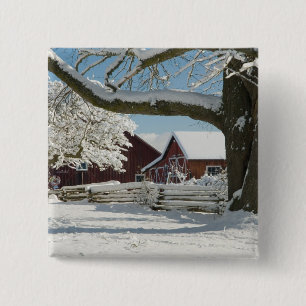 North America, USA, WA, Whidbey Island. 2 Inch Square Button