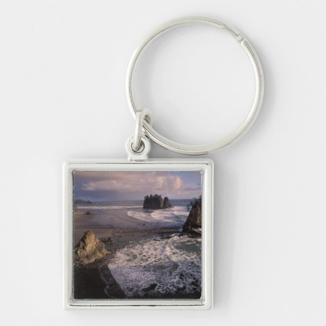 North America, USA, Washington, Olympic NP, Keychain (Front)