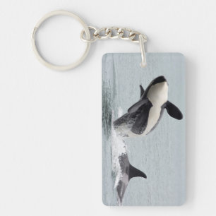 North America, USA, Washington, San Juan Keychain