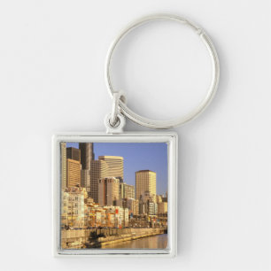 North America, USA, Washington State, Seattle. 4 Keychain