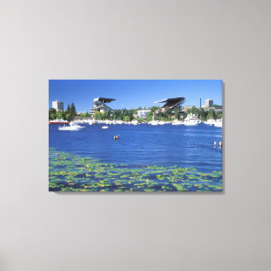 North America, USA, Washington State, Seattle, Canvas Print