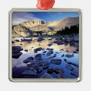 North America, USA, Wyoming, Yellowstone 3 Metal Ornament