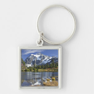 North America, Washington, Cascades. Mt. Shuksan Keychain