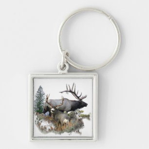 North American big game Keychain
