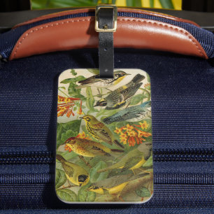North American Birds Gustav Mützel Luggage Tag
