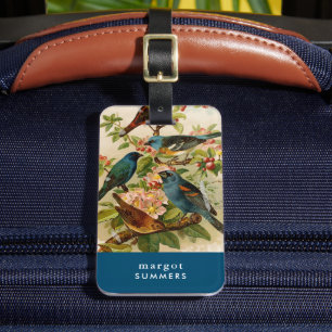 North American Birds Gustav Mützel Luggage Tag