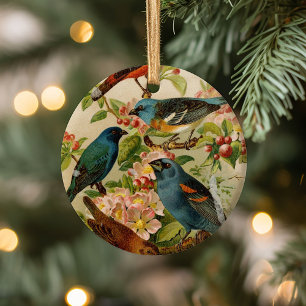 North American Birds   Gustav Mützel Postcard Ceramic Ornament