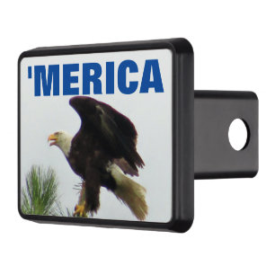 North American Eagle  'Merica Trailer Hitch Cover