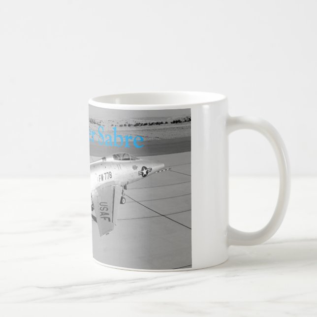 North American F100 Super Sabre Coffee Mug (Right)