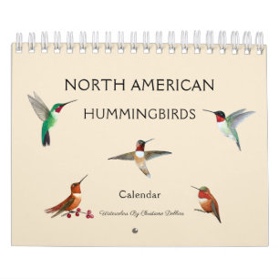 North American Hummingbirds Calendar