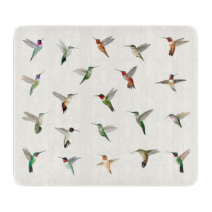 North American Hummingbirds Cutting Board
