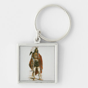 North American Indian Keychain