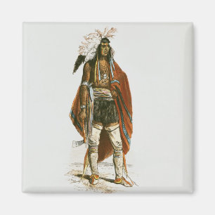 North American Indian Magnet