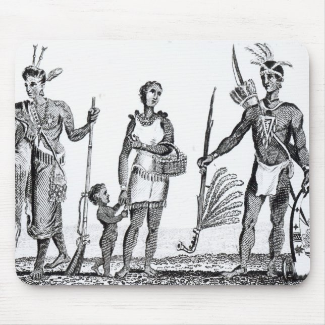 North American Indians Mouse Pad (Front)