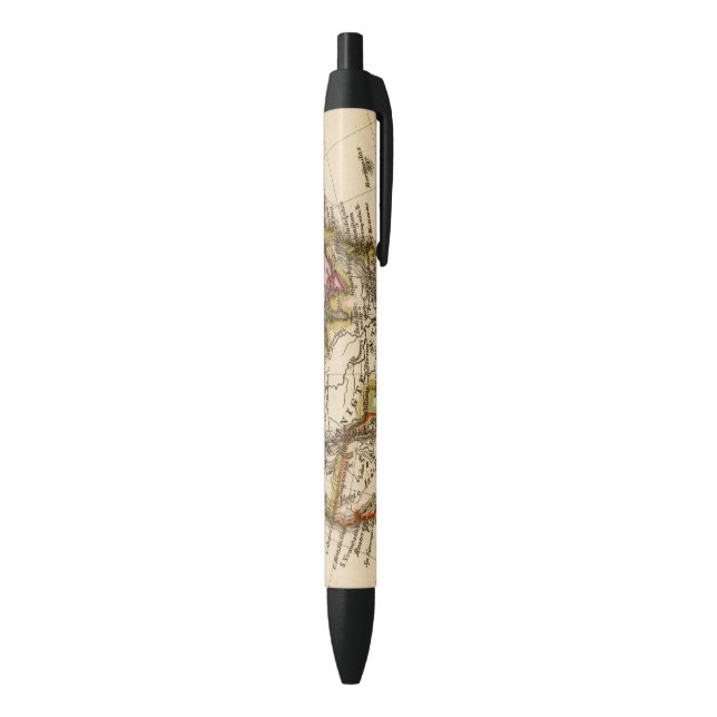 North American Map 2 Black Ink Pen (Bottom (Vertical))