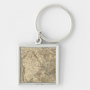 North American Map Keychain