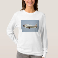 North American Naval FJ2 Fury Jet Fighter flying