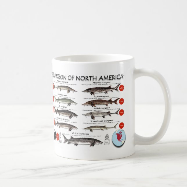 North American Sturgeon RedList Mug (Right)