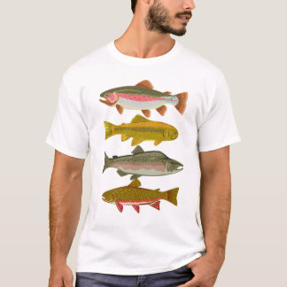 North American Trout Lover's Tee: Celebrate Native T-Shirt