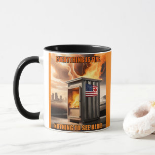 North American Unity: Going Up in Smoke Mug